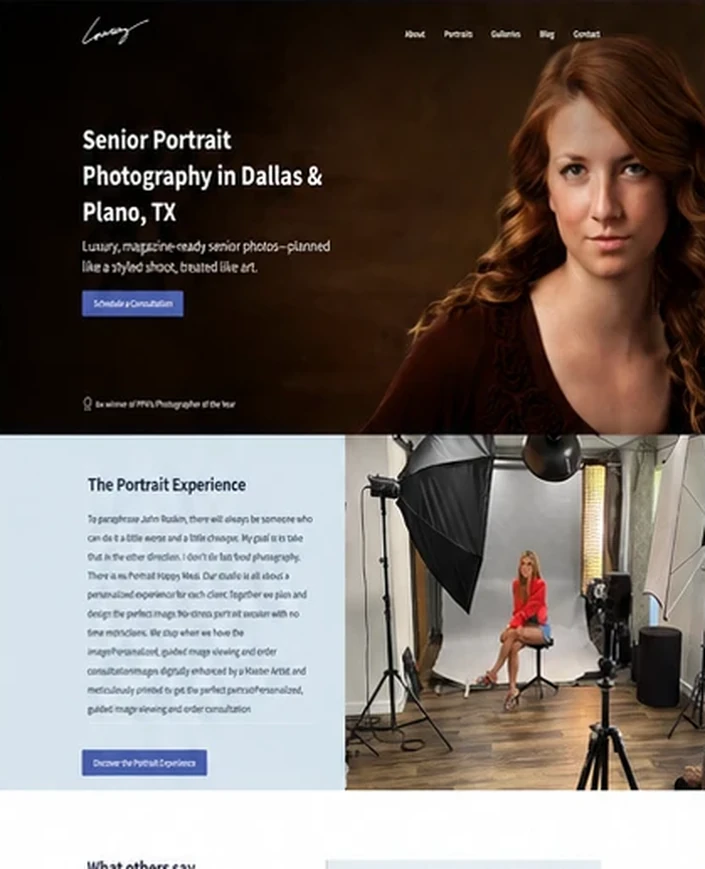 Lourcey Photography before: Senior Portrait Photography in Dallas and Plano
